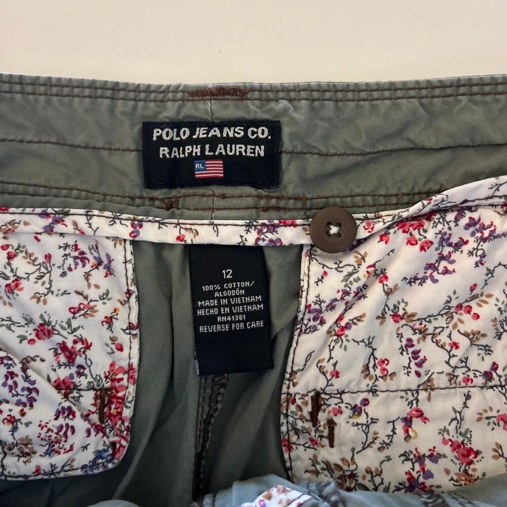 Polo-ralph-lauren Women's Green and Khaki Shorts - Picture 2 of 7